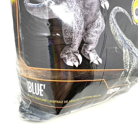 Disguise Adult Jurassic World Blue Inflatable Halloween Costume One Size - Picture 3 of 7